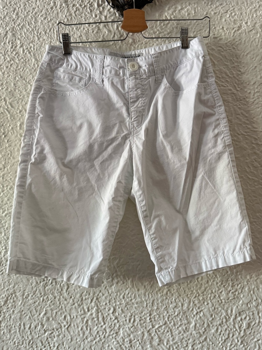 Guess Jeans Men’s White Casual Shorts
